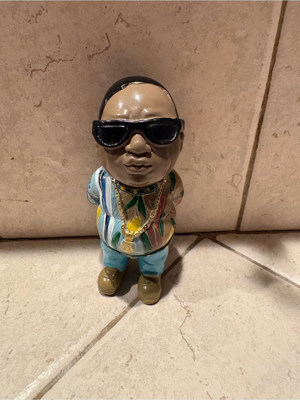 4 INCH BIGGIE SMALLS RESIN FIGURE THE NOTORIOUS B.IG.